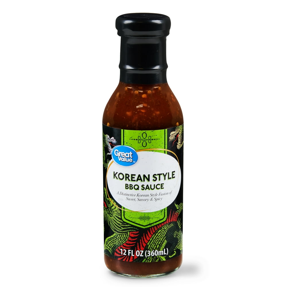 Great Value Korean Style BBQ Sauce, 12 fl oz