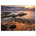 thumbnail image 2 of Ancient Ruins on Beach Sunset - Oversized Beach Canvas Artwork, 2 of 3