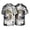 Gray_004, variant on Mens Spooky Halloween Graphic Scrub Shirts Starry Sky Bat Graphics Casual Short Sleeve V Neck Tee Shirts Stylish Comfortable Funny Medical Tops with 3 Pocket Green XL