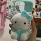 thumbnail image 4 of Sanrio Hello Kitty Pearl & Rhinestone 3D Phone Case for Apple iPhone 15 14 13 12 11 Pro Max X XR XS Max 7 8 6 Plus with Lanyard, 4 of 5