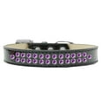 thumbnail image 2 of Premium Two Row Rim Set Purple Crystal Ice Cream Collar, 2 of 8