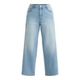 thumbnail image 2 of Time & Tru Women's Wide Leg Jean, 26" Inseam, Size Range 2-20, 2 of 4