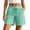 Mint Green, variant on Gyujnb Women High Waist Cotton Linen Shorts Adjustable Drawstring Waist Casual Summer Shorts with Pockets,Coffee