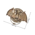 thumbnail image 2 of HOOWIFFY Lot de 1 Forme de Chauve-Souris Résine pour Porte d'Entrée 6.7x4.3x0.2In, 2 of 5