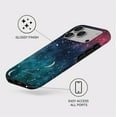 thumbnail image 3 of CASETEROID Tough Case for iPhone 17 Pro – Dual-Layer Protection, Shockproof [Compatible with MagSafe] – Cosmic Moonlit Pattern Case, 3 of 4