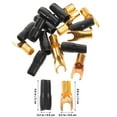 thumbnail image 2 of OUNONA 10Pcs Precision UT Terminal Fork Spade Wire Connectors For DIY Projects, 2 of 5