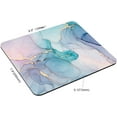 thumbnail image 2 of Mouse Pad, Blue Marble Mouse Pad, Mouse Mat Square Mouse Pad Non Slip Rubber Base MousePads for Office Laptop Pretty Marble, 9.5"x7.9"x0.12" Inch, 2 of 5