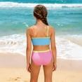 thumbnail image 4 of Tiijoy Girls' 2 Piece Swimsuits Adjustable Straps Bikini Set with Chest Pad, Sizes 7-16, 4 of 4