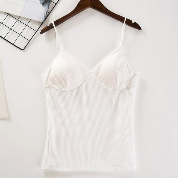 lmcalzta Womens Camisole Adjustable Spaghetti Strap Tank Tops Basic Undershirts Soft Base Layering Tops