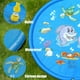 thumbnail image 4 of (Azul 100 cm) Juego de tapete rociador de agua plegable Verano Jardín al aire libre Piscina Juguete de playa PVC portátil plegable para niños Actividades familiares al aire libre, 4 of 5