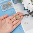 thumbnail image 2 of 40 piezas de 2 colores DIY Ear Cuff Metal Tassel Wrap Accesorios 16 mm de largo en forma de C para hacer aretes sin perforación, 2 of 9