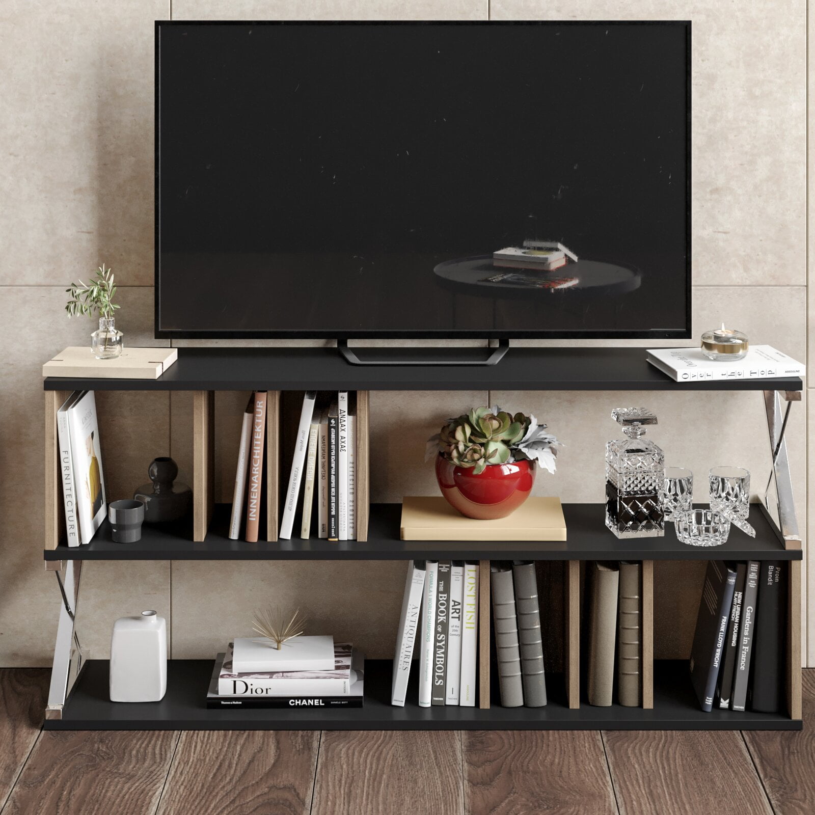 Albeiro TV Stand for TVs up to 65