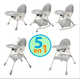 thumbnail image 2 of Silla alta periquera bebe  Modelo Gris, 2 of 4