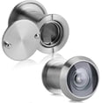 thumbnail image 4 of Home Security Optical Glass 220 Degree Wide Angle Door Scope Viewer (Brushed Silver), 4 of 5