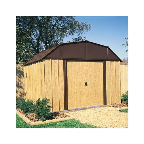 Arrow Woodview High Gambrel Steel Shed, 10x8 - Walmart.com