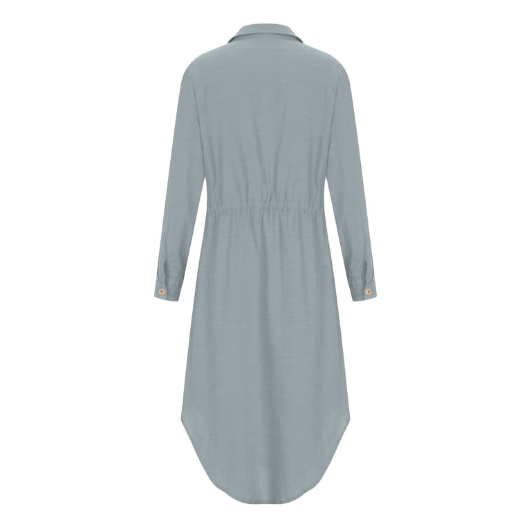 Summer Xqxayjr Women Summer Cotton Linen Maxi Long Shirt Sun Dress Wedding  Guest Dress Under $10 Casual Long Sleeve Button Down Tunics Elegant Western  Dress Grandma Mothers Day Gift - Walmart.com