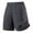 Gray, variant on Men's Shorts Athletic Quick Dry Elastic Waist Drawstring Lightweight Breathable Workout Shorts for Men Activewear Daily Wear Pink XXXXL