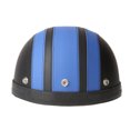 thumbnail image 3 of Moto Scooter cara abierta medio casco de cuero con visera UV, 3 of 8