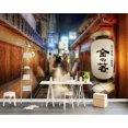thumbnail image 2 of Papier Peint 3D Boutique Japonaise Rue SKU WAL0002, 2 of 7