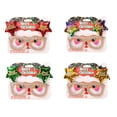 thumbnail image 1 of Paquete de 4 gafas de fiesta de Navidad, decoración navideña, montura de gafas para disfraz, decoración de fiesta, regalo de Navidad, 1 of 5