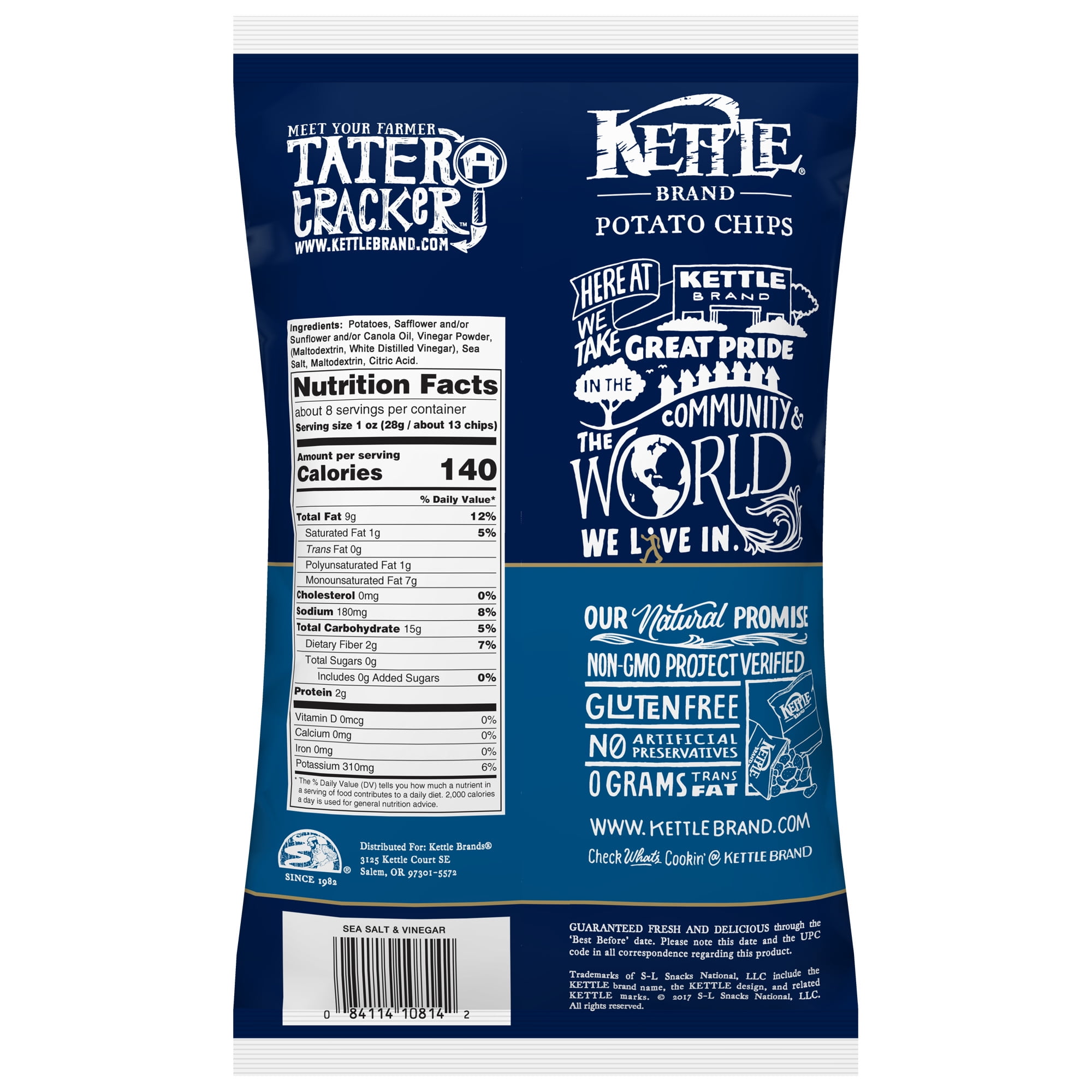 Kettle Brand Salt And Vinegar Chips Nutrition Runners High Nutrition