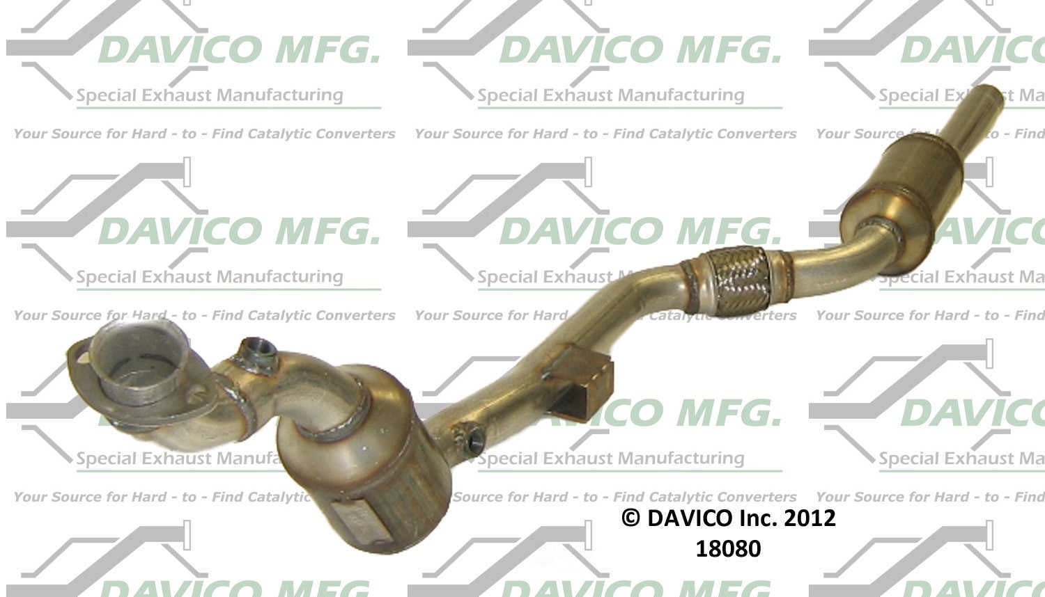 Davico Mfg 48080 Dealer Alternative Direct-Fit Catalytic Converter