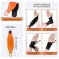 thumbnail image 2 of Topboutique Wrist Brace,Wrist Compression Brace,Wrist Support for Carpal Tunnel Pain Relief,Ultra-Thin Elastic Wristband,Adjustable Wrist Wraps,Breathable Wrist Band,Arthritis Pain Relieving,2 Pcs, 2 of 9