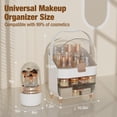 thumbnail image 3 of Organizador de maquillaje CLBDRESS para encimera con tapa y cajones, 3 of 7