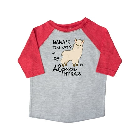 

Inktastic Nana s You Say Alpaca My Bags Gift Toddler Boy or Toddler Girl T-Shirt