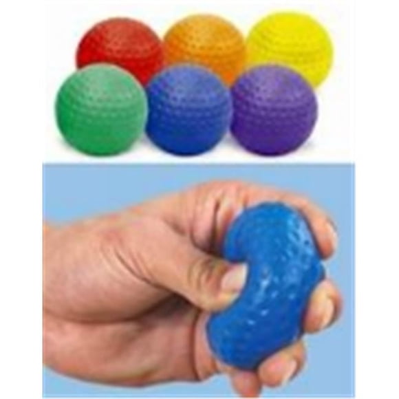 Everrich Industries EVM-0001 Balle de Golf en Mousse - 2.5 Po. Dia. Ensemble de 6 Couleurs