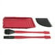 thumbnail image 1 of Juego de 4 herramientas de cepillo para trabajar la madera Bandeja de pegamento de madera de silicona suave multifuncional Bandeja fina no plana para manualidades de bricolaje, 1 of 8