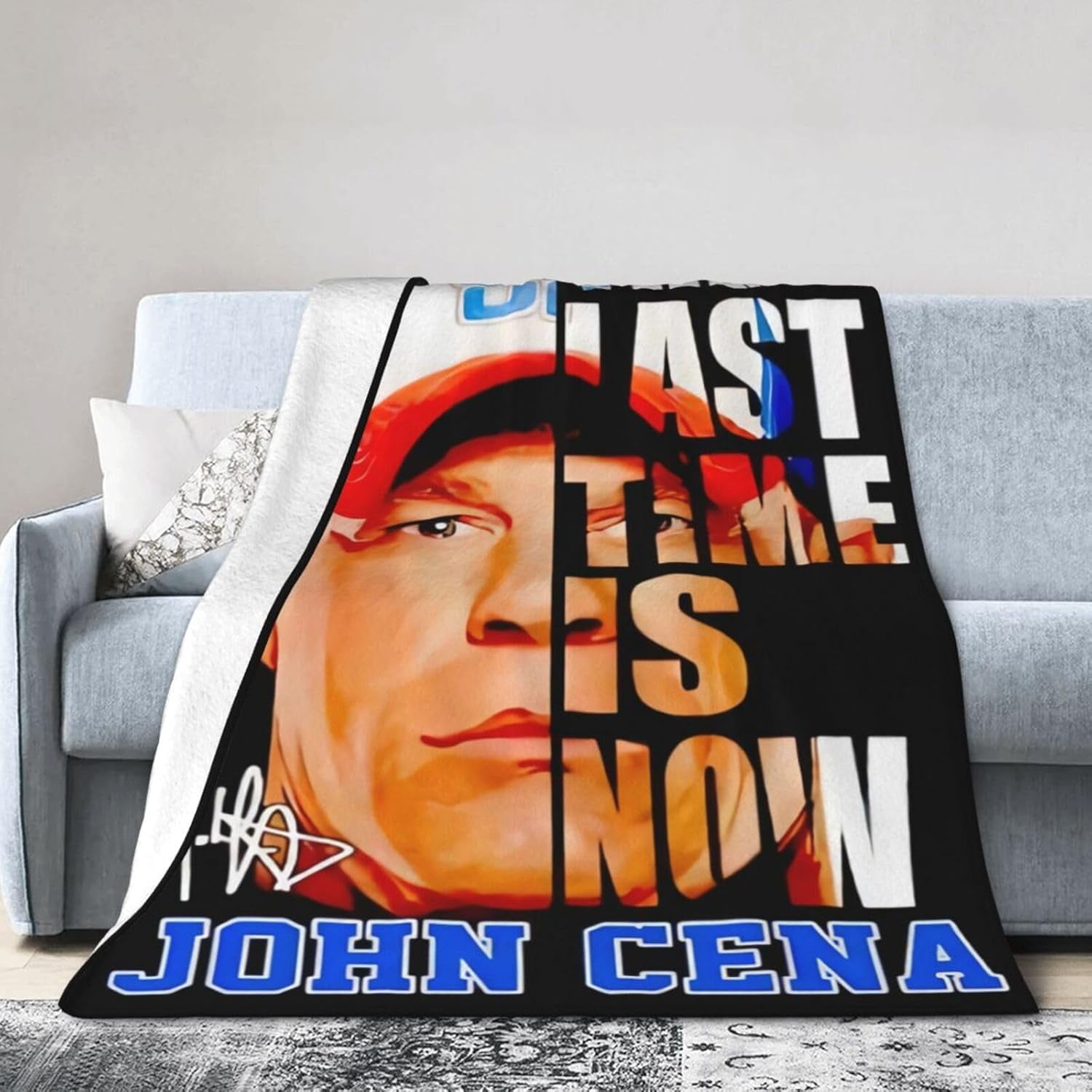 John Boxer Cena Blanket Throw Air Conditioning Blankets Soft Throws for Couch Bed All Seasons Use 40"x30"