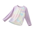 thumbnail image 3 of Girls Rash Guard Top Long Sleeve Unisex Sun Protection Swim Shirts Quick Dry Shirt Summer Clothes for Boys 5-6 Years, 3 of 7