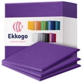 thumbnail image 1 of Paneles acústicos Ekkogo, 12 unidades, insonorizados, 30 x 30 x 1 cm, color morado, 1 of 6
