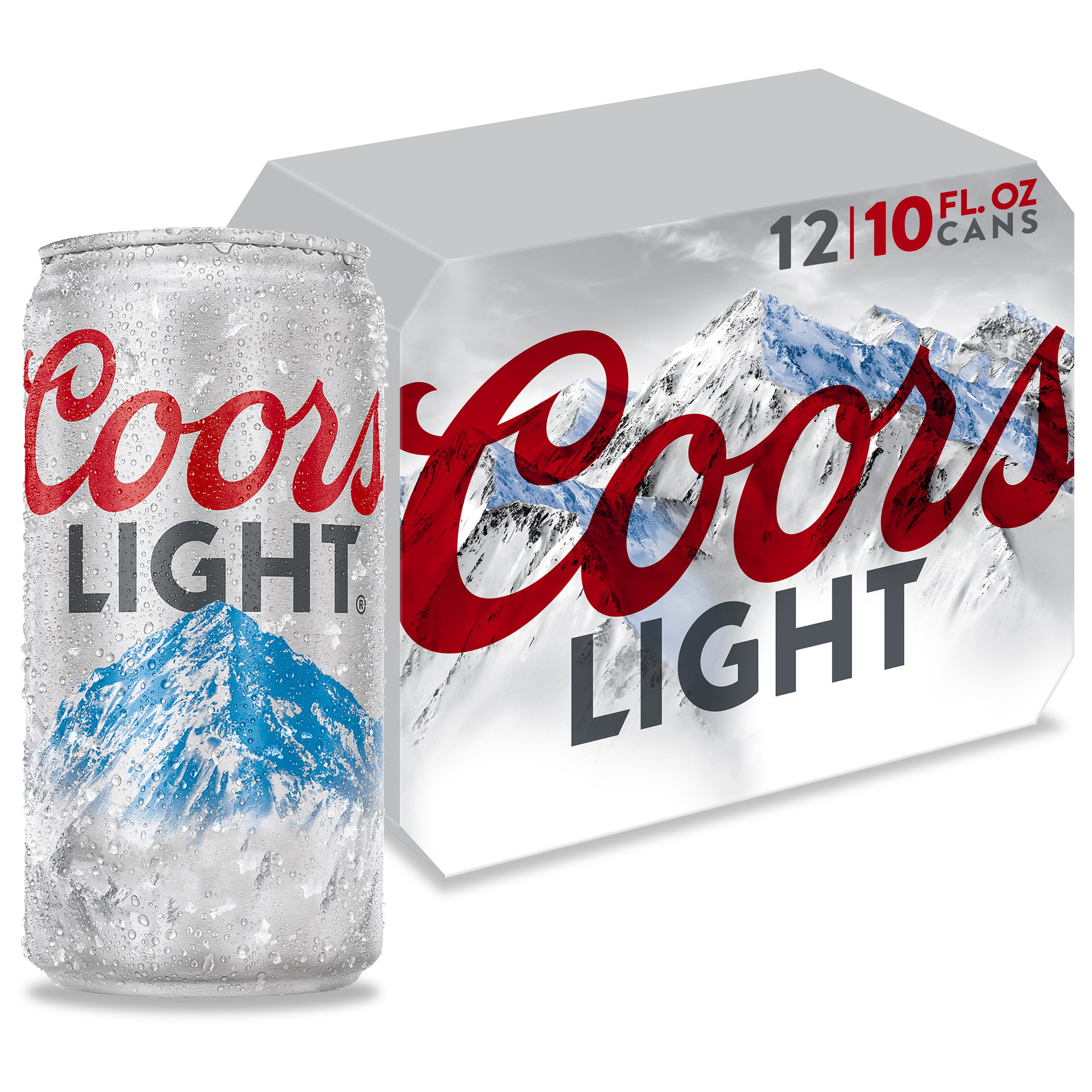 Coors Light Light Beer 12 Pack 10 Fl Oz Cans - Beer Poster.