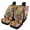 Bee Mandala, variant on Pzuqiu Car Seat Covers Full Set Polyester, Compatible with Sedan Seats SUV Seats, for Truck SUVs, Geometric Pattern Design
