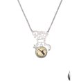 thumbnail image 2 of Delight Jewelry Silvertone Domed Music - Saxophone Silvertone Dream Big Pendant Necklace, 25", 2 of 4