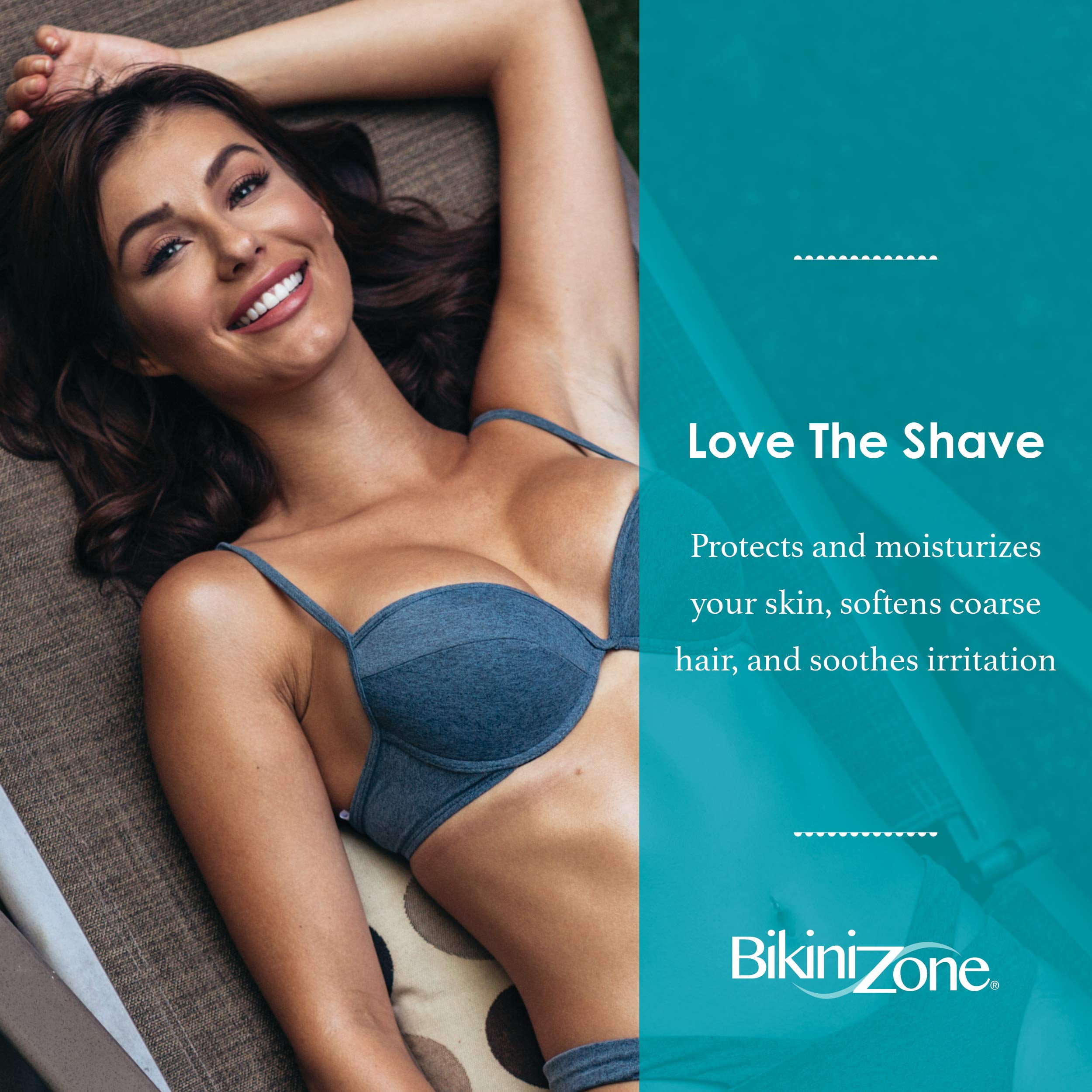Bikini Zone Anti-Bumps Shave Gel for Bikini Area 4 Fl. Oz.