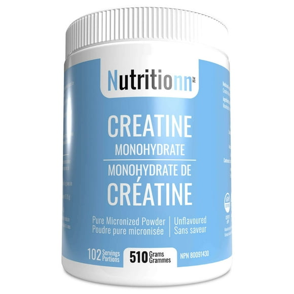 Nutritionn Créatine Monohydrate en Poudre 510 g - Supplément de Musculation