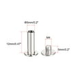 thumbnail image 2 of M4x12mm Round Cross Head Screw Post Binding Leather Fastener, Nickel Plated, 25Sets, 2 of 4