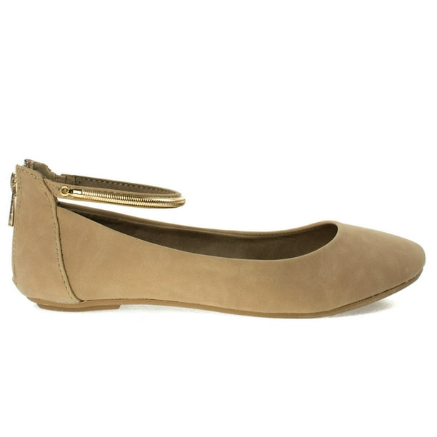 bamboo ankle strap flats