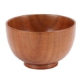 thumbnail image 3 of Handmade Wood Bowl,  Wood Bowl Rustic Natural Safe Versatile Japanese Style Practical  For Home For Soup, 3 of 8
