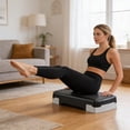 thumbnail image 3 of Adjustable Height Home Gym Stepper Plastic Material Anti Slip for Aerobic Exercise Cardio Training Fitness Workout, 3 of 3