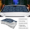 thumbnail image 4 of Kdxio Hawaiian Style Print Front Windshield Sun Shade,Folding Auto Sunshade for Car Truck SUV-Small, 4 of 7