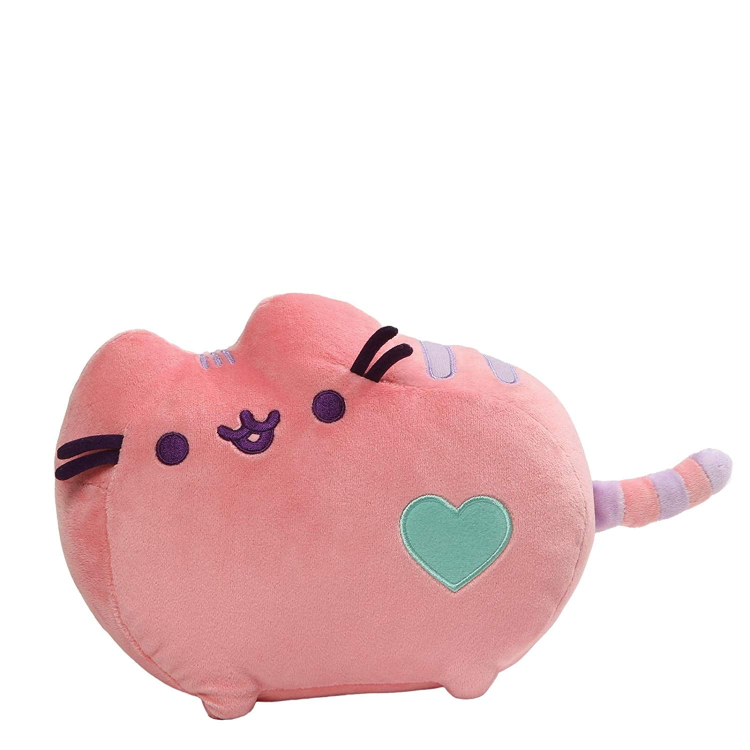 Pusheen Heart Pastel Cat Plush Stuffed Animal, Pink, 12