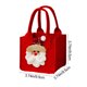 thumbnail image 3 of Bolsa de regalo navideña de poliéster B Ag, embalaje de manzanas de Nochebuena, caja de regalo, alces navideños, muñeco de nieve, árbol, Happy Five, decoraciones de Halloween opcionales, decoración de, 3 of 6