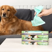 BOS Odor-Sealing Dog Poop Bags for Pet Waste - Disposal Bags - Scent-Free (100 bags) [Size: XS, Color: Light Mint Green]