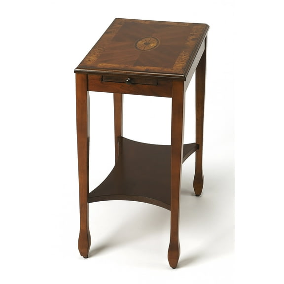 Butler Specialty Masterpiece Transitional Side Table In Olive Ash Burl