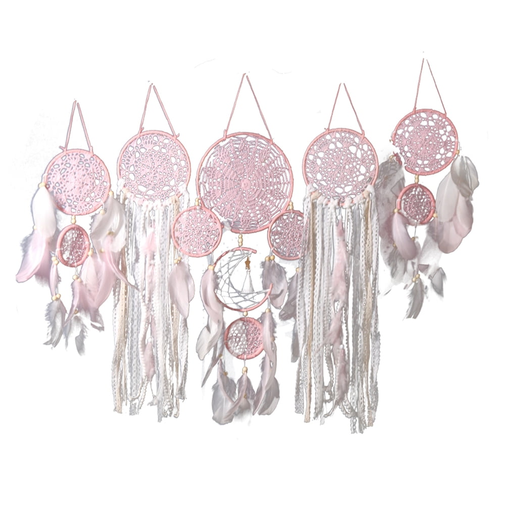 Moon Dream Catcher Set, Large Dream Catcher Wall Hanging