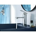 thumbnail image 5 of Moen Robinet de Lavabo Moderne à une Poignée Chromé avec Plateau de Terrasse Optionnel et Ensemble de Vidange à Ressort, 84771, 5 of 5